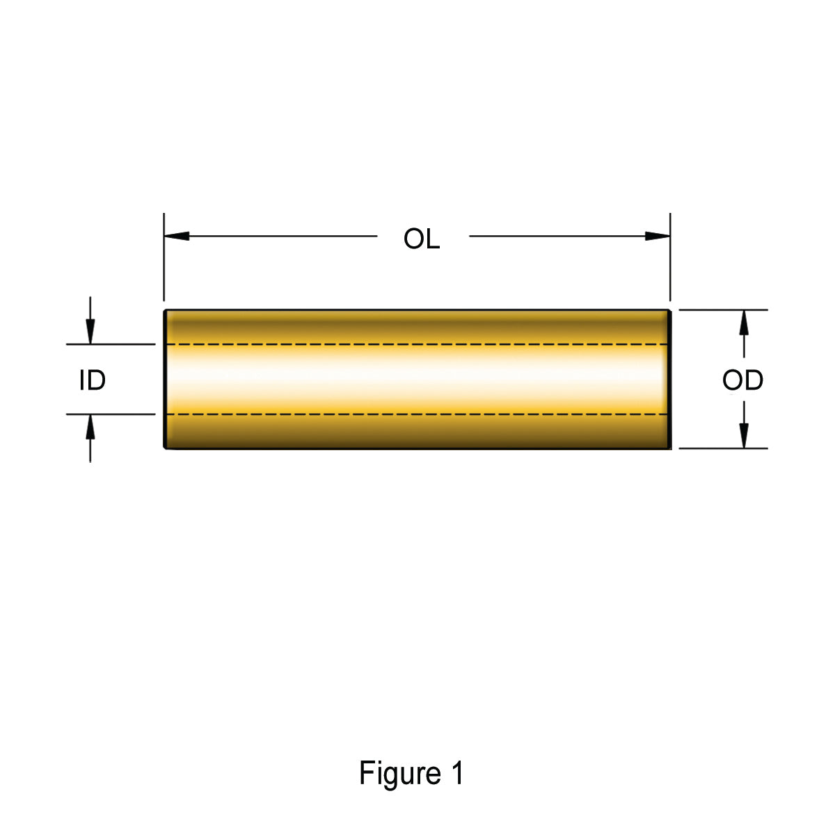 Guide, Mng. Brz., 7.0mm ID x 0.740" OD, Blank