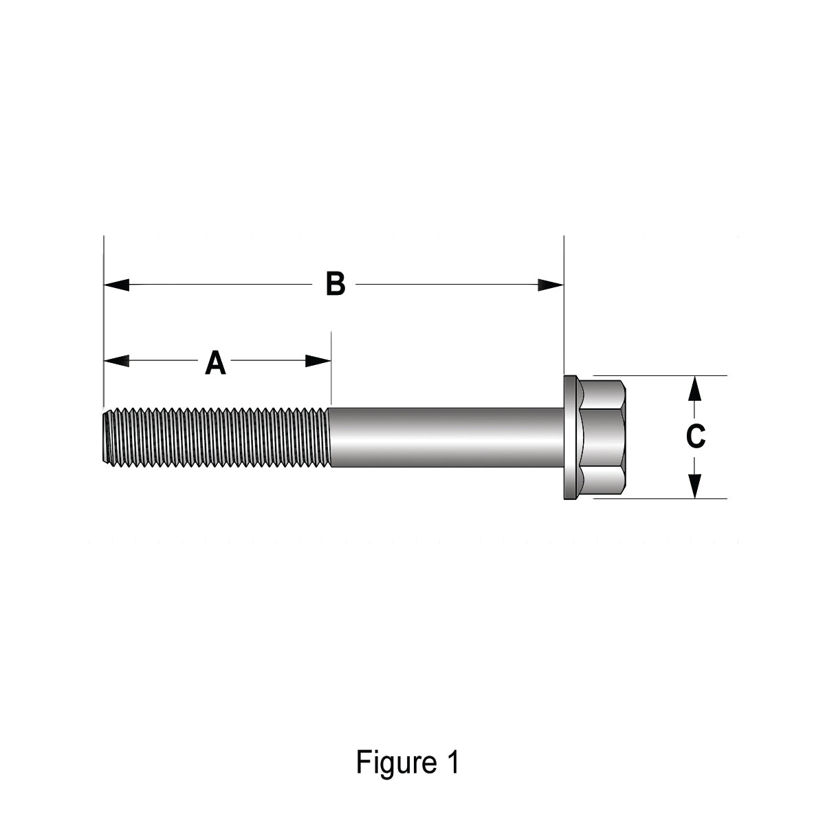 Cam Tower Bolts, H.T. Steel, 40mm Shank Length