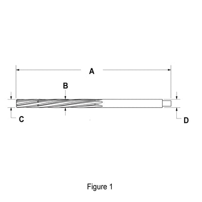 Valve Guide Reamer, HSS, 0.2770"