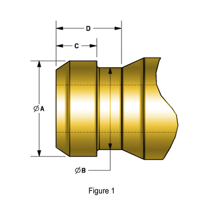 Seal, Red Viton, 5.5mm Stem X 0.325" Guide Seal Detail, Various Applications