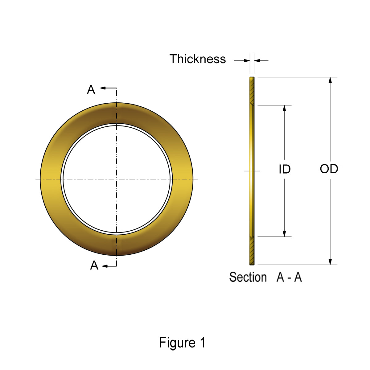 Thrust Washer, Transmission, C674, Various Triumph® Applications
