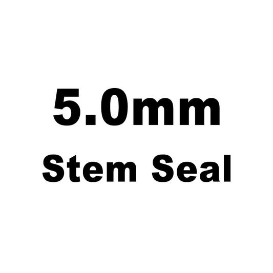 Seal, Red Viton, 5.0mm Stem x 0.340" Guide Seal Detail, Various Applications