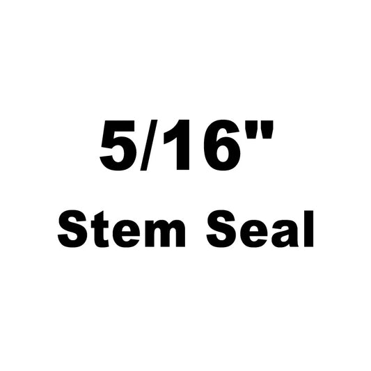 Seal, Red Viton, 5/16" Stem x 0.530" Guide Seal Detail, Various HD® Applications