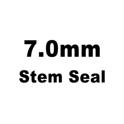 Seal, Red Viton, 7.0mm Stem x 0.475" Guide Seal Detail, Various Applications