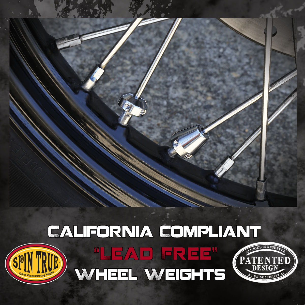 Spin True® Spoke Wheel Weight Kit, Chrome Plated Stainless Steel, 60pcs. for Large Nipples