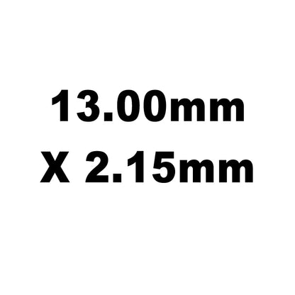 Valve Adj. Shims, HT Steel, 13.0mm X 2.15mm
