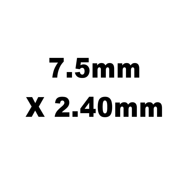 Valve Adj. Shims, HT Steel, 7.5mm X 2.40mm