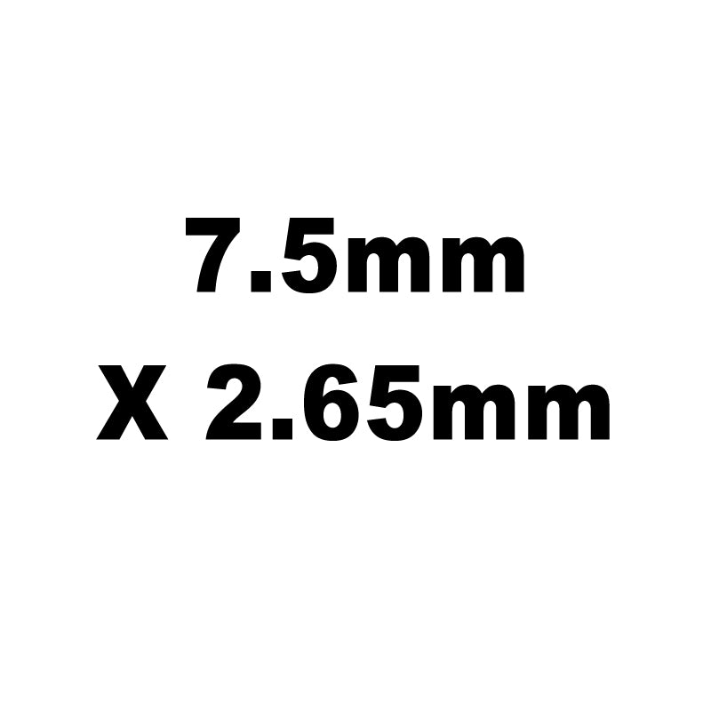 Valve Adj. Shims, HT Steel, 7.5mm X 2.65mm