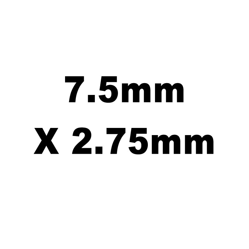 Valve Adj. Shims, HT Steel, 7.5mm X 2.75mm