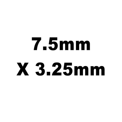 Valve Adj. Shims, HT Steel, 7.5mm X 3.25mm