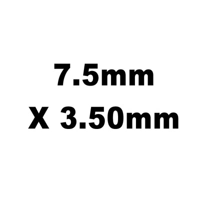 Valve Adj. Shims, HT Steel, 9.5mm X 3.50mm