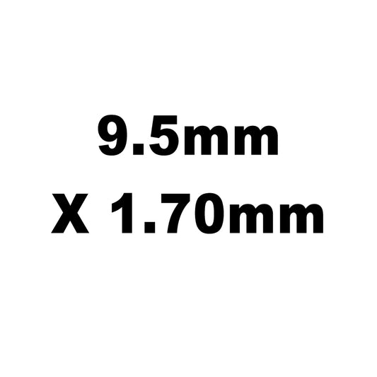 Valve Adj. Shims, HT Steel, 9.5mm X 1.70mm