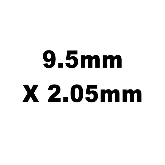 Valve Adj. Shims, HT Steel, 9.5mm X 2.05mm