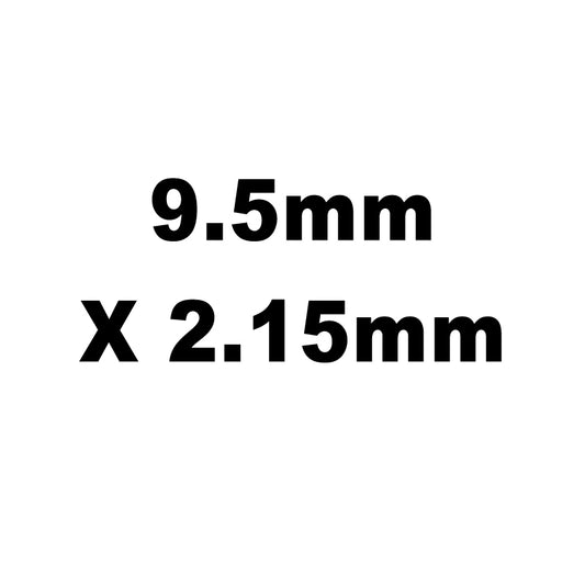 Valve Adj. Shims, HT Steel, 9.5mm X 2.15mm