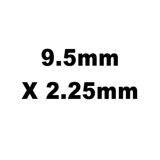 Valve Adj. Shims, HT Steel, 9.5mm X 2.25mm