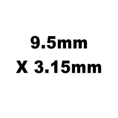 Valve Adj. Shims, HT Steel, 9.5mm X 3.15mm