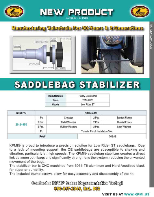 Saddlebag Stabilizer Flyer for HD® Low Rider 2017-2023