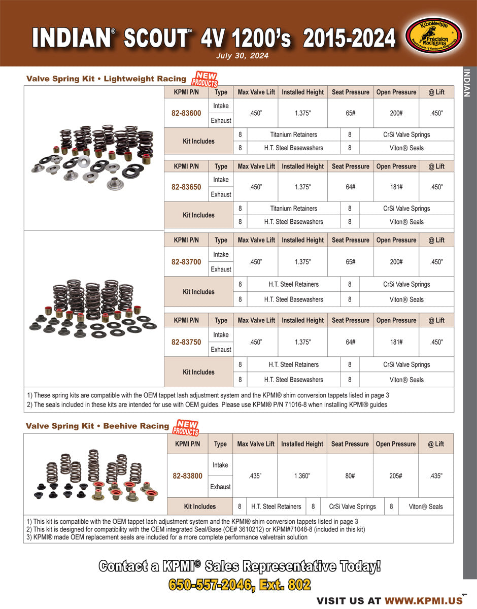 Flyer for Indian® Scout™ 4V 1200's 2015-2024