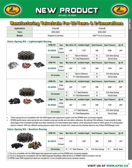 Flyer for Polaris® Various 4-Cylinders's 2020-2023