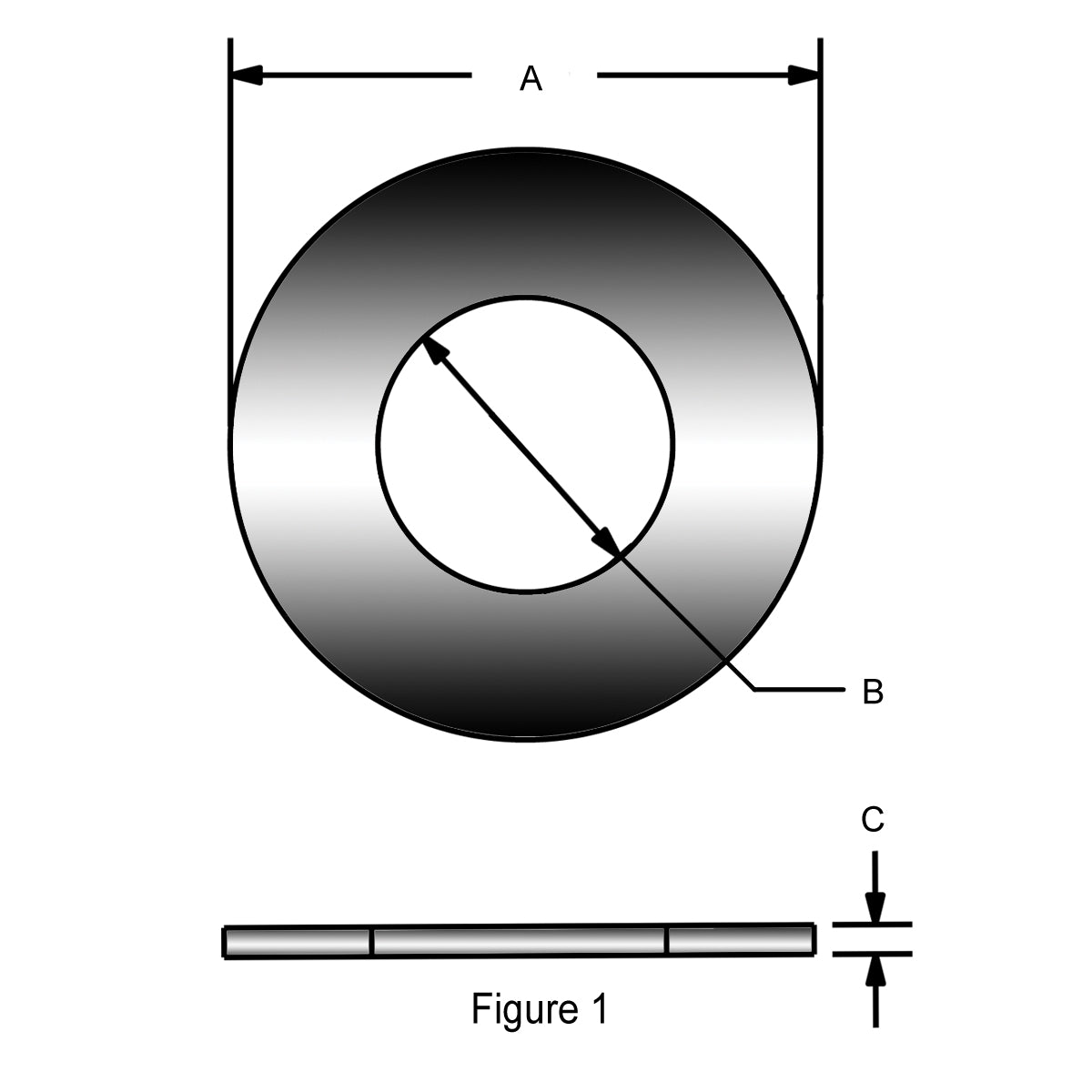 Shims, Spring / Booster, HT Steel, 1.000" X 0.688" X 0.030"